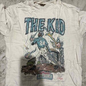 Ken Griffey Jr Beige Short Sleeve T Shirt